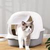 Koda Sandbox Cat Litter Box Semi-enclosed Splashproof Cat Tray Cat Toilet Cleaning Basin Supplies Pet Toilet Kitten Tray Bedpan
