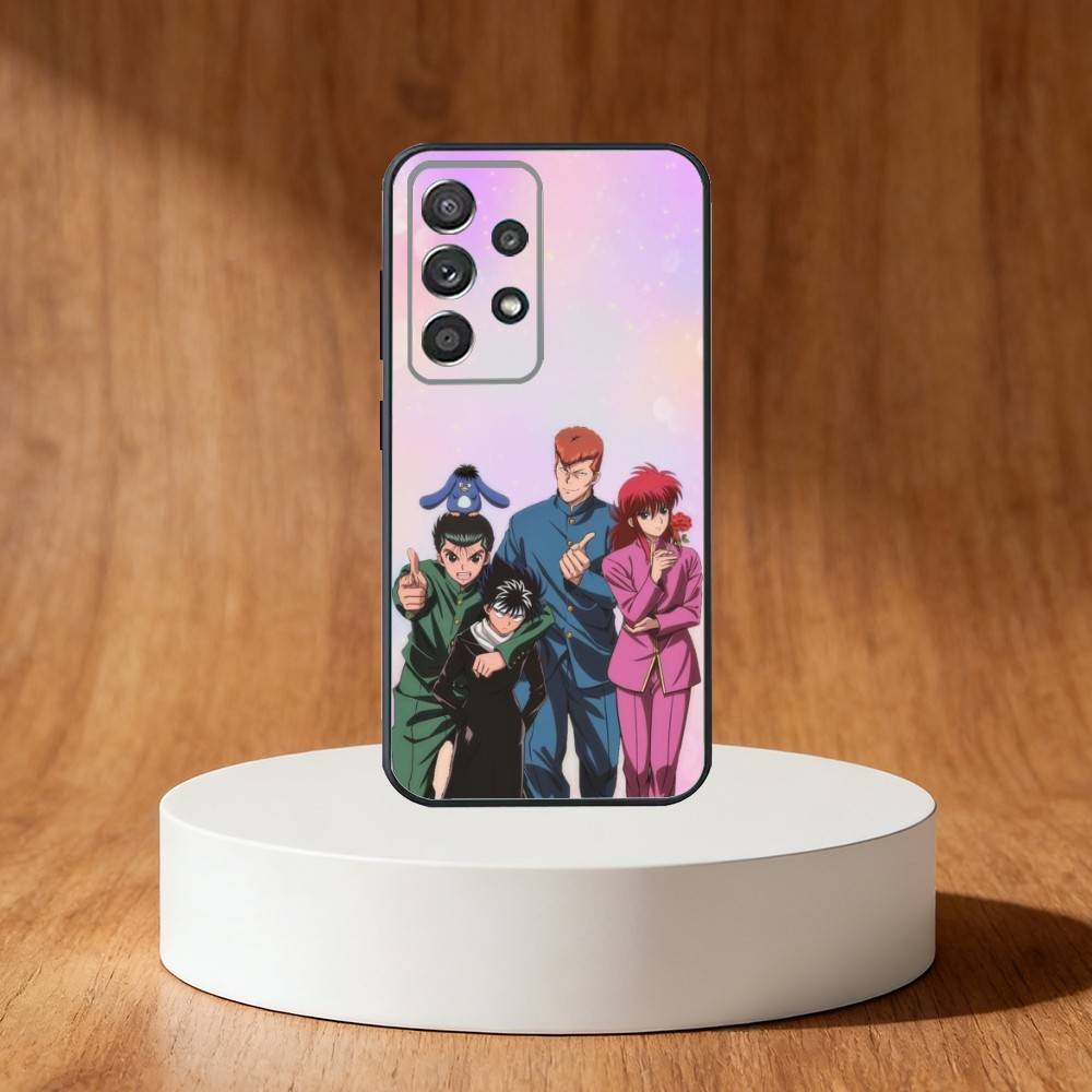 Чехол для телефона с комиксами Y-Yu H-HakushoS Для Samsung S25, S24, S21, S22, S23, S30, Ultra, S20, Plus, Fe, Note, 10, 9, 5G Черный Чехол