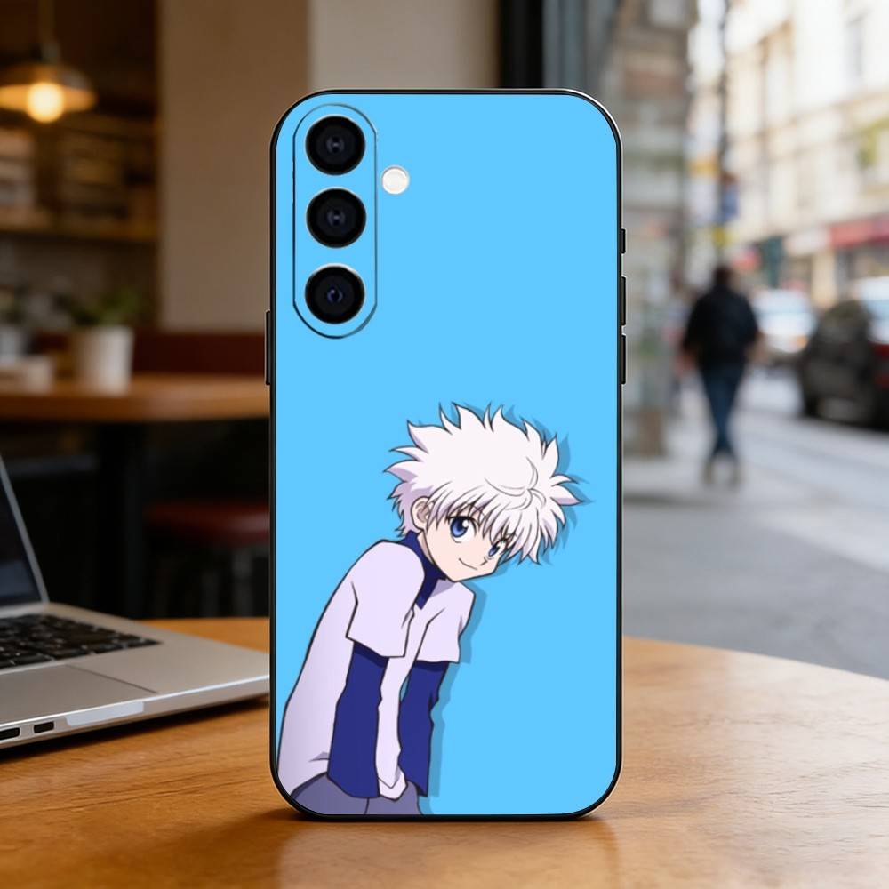 Hunter Killua Phone Case For Samsung Galaxy A73,A72,A71,A70,A53,A52,A51,Others Soft Black Cover