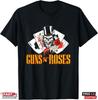 Черная футболка с карточками группы Guns N Roses, Подарок для фанатов металла, Унисекс футболка