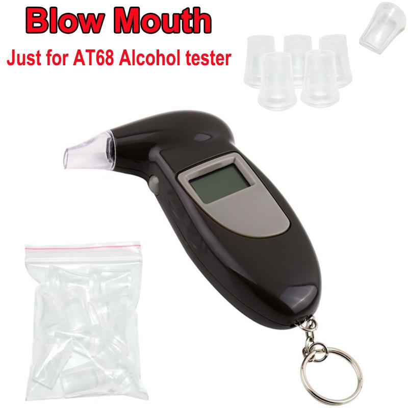 Дуньте в рот для AT68 Тестер алкоголя «Птичий клюв» Цифровой детектор алкоголя