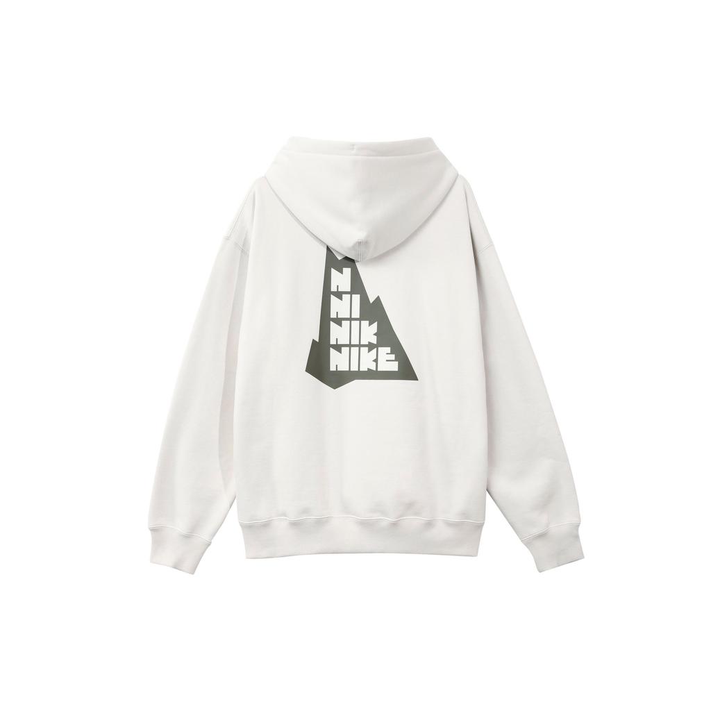 Nike Embroidered Letter Logo Hoodie With Fleece Lining Men Hoodie Light-Bone FV4024-072