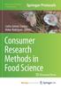 Книга Consumer Research Methods In Food Science