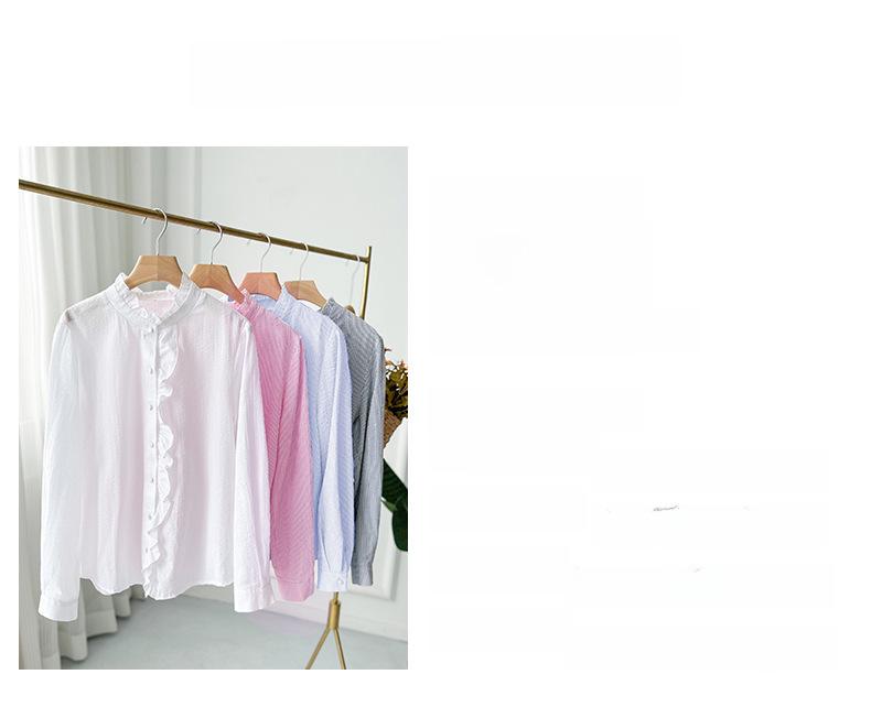 Diyun Women's Long-Sleeve Shirt - 2025 Spring/Summer Collection, European/American Style, Elegant Commuter Top