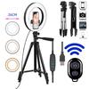 26cm Photo Ringlight Led Selfie Ring Light Phone Bluetooth Remote Lamp Photography Lighting Tripod