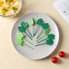 10Pcs Kids Fruit Picks Needle Stick Toothpicks Mini Creative Leaf Shapefruit Cake Dessert Food Forks Lunch Box Decor Bento Accessories