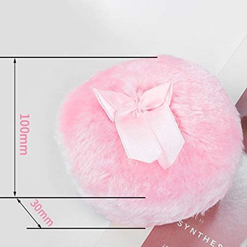 Powder Puff, Body Powder Puff, Round, Fluffy, Thick, Makeup, Loose Powder Puff, Baby Powder, Pink