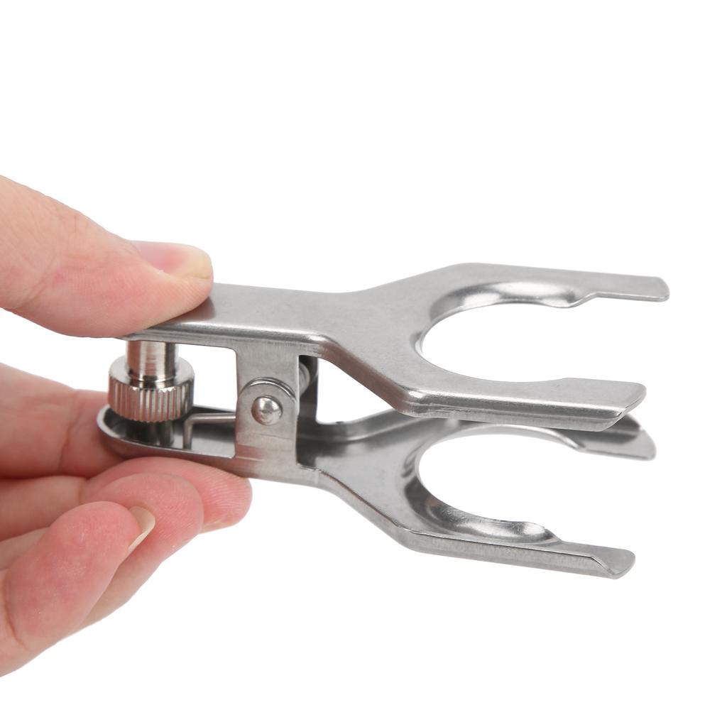 Сферический зажим для зажима, держатель сферического зажима из нержавеющей стали, зажимной зажим для лабораторного инструмента35#