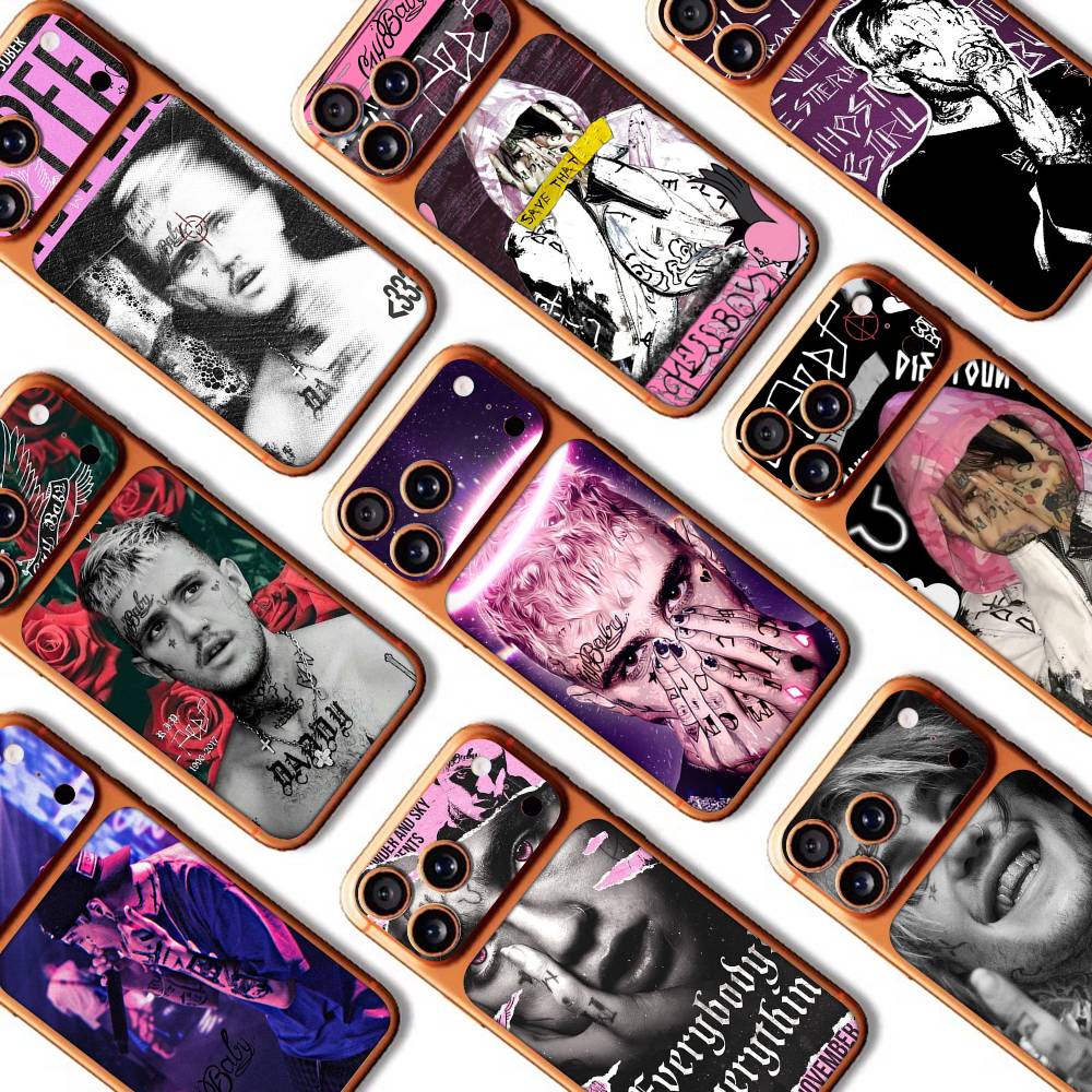 Эмо-рэпер Lil Peep Для iPhone 17 Pro 17 Pro Max Задняя наклейка-обертка Защитная наклейка