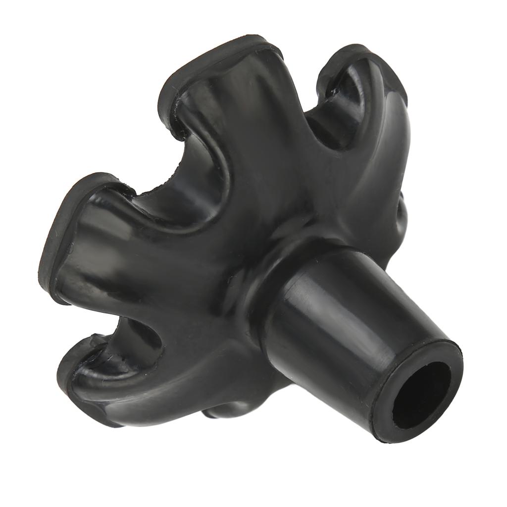 Наконечники трости 6-колонный дизайн нескользящие резиновые 19 мм наконечники костылей для трости для ходьбы и стрельбы