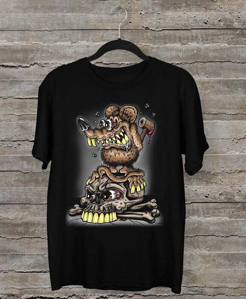New Popular Ed Roth Rat Fink Gift For Fan Black Unisex T-shirt Unisex T-Shirt