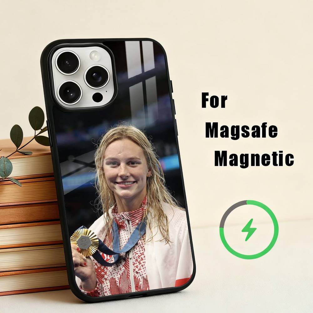Swimmer S-Summer M-McIntosh Phone Case For iPhone17,16,15,14,13,12,11 Plus,Pro Max Magnetic For Magsafe Wireless Charging