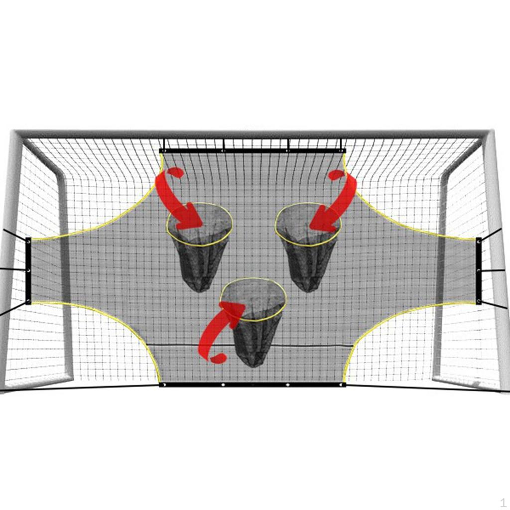 Football Throwing Net Soccer Goal Training Target for Clubs Players Women