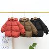 Autumn-Winter Kids' Padded Cotton Jacket - Hooded, Thick, Warm Coat for Boys & Girls