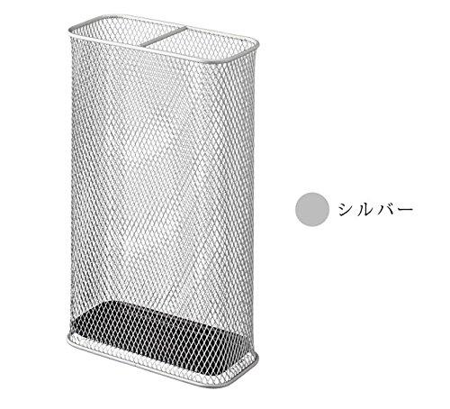 Подставка для зонтов Yamazaki Slim Mesh, Sv, Прибл.. Ш25 x Г12 x В42см, Узкий, для прихожих, 7859