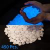 2.2lbs 450 Piece Glow Pebbles Rocks Stones Backyard Indoor Garden Decorations Patio Decoration