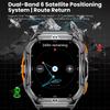 2025 Новые Смарт-часы с GPS-трекингом для мужчин, водонепроницаемые 5ATM, 1,96" AMOLED, всегда включенный дисплей, компас, пульсометр, аккумулятор 530 мАч, BT-звонки, смарт-часы