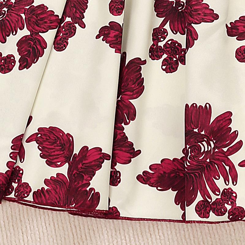 Платье для девочек Летнее детское платье с короткими рукавами Платье принцессы с принтом Детская одежда Платье