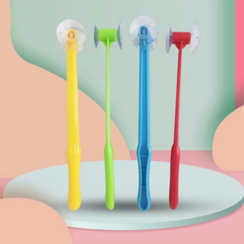 4Pcs Quickly Slam The Picture Cards Puzzle Family Party Game Toys Sucker Hammer