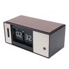 Retro Digital Mechanical Flip Down Clock Auto Flip Desk Clock LED Light Battery Operated for Home Office Decoration 12