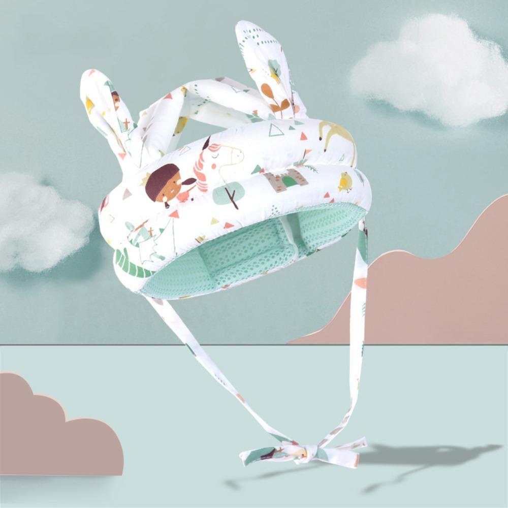 Comfortable Adjustable Baby Protection Hat Soft Safety Anti-collision Hat Cartoon Anti-fall Anti-fall Pad Toddler