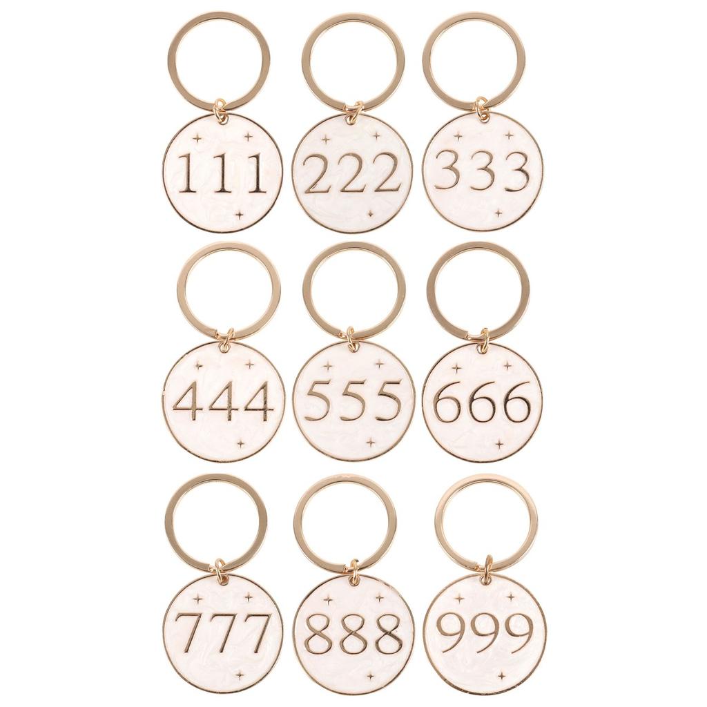 Something Different Angel Number Keyring (Pack of 9)