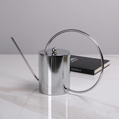 Простой современный легкий роскошный металлический серебряный декоративный чайник, чайник, шкаф, украшения, модель чайного столика, мягкие украшения для комнаты