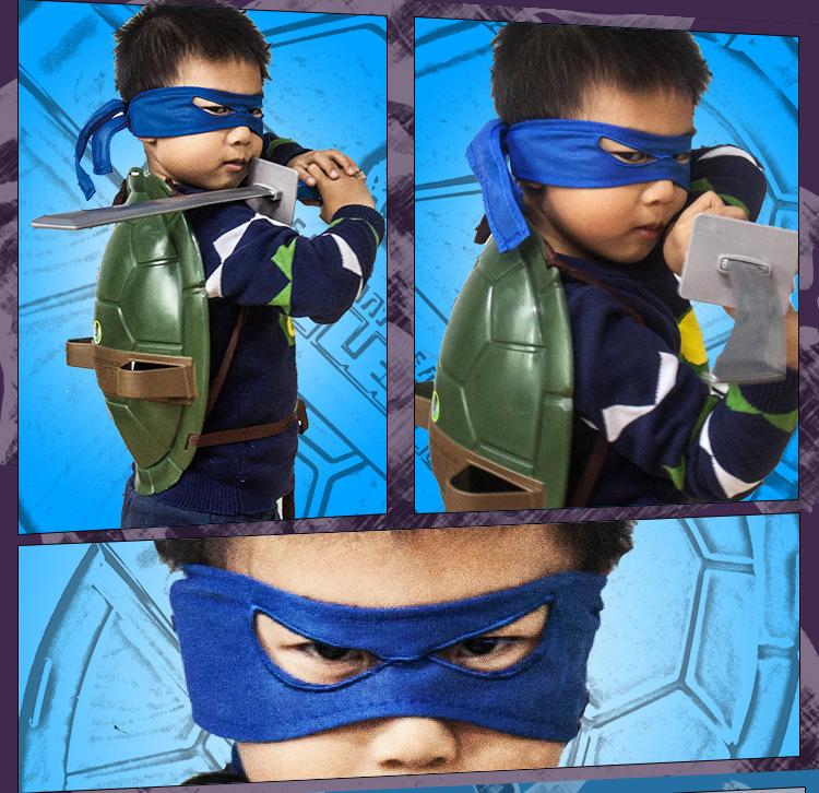 Teenage Mutant Ninja Turtles Movie-Style Turtle Shell & Weapon Set with Eye Mask