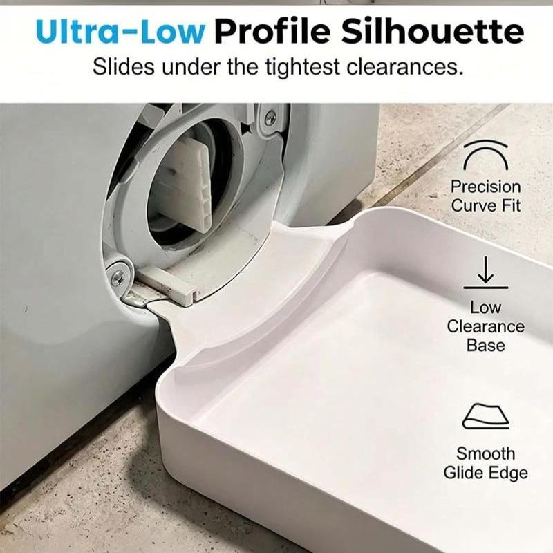 Washing Machine Drain Tray Leak Proof Water Catch Pan Non-Slip Floor Protector for Home Drum Washer Laundry Room