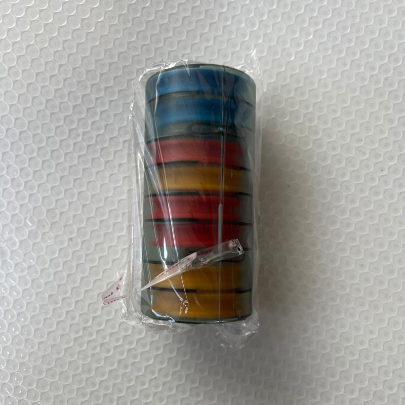 Creative Colorful Mainline Box Silicone Fishing Line Spools Mainline Box Double Rainbow Large Spools Box