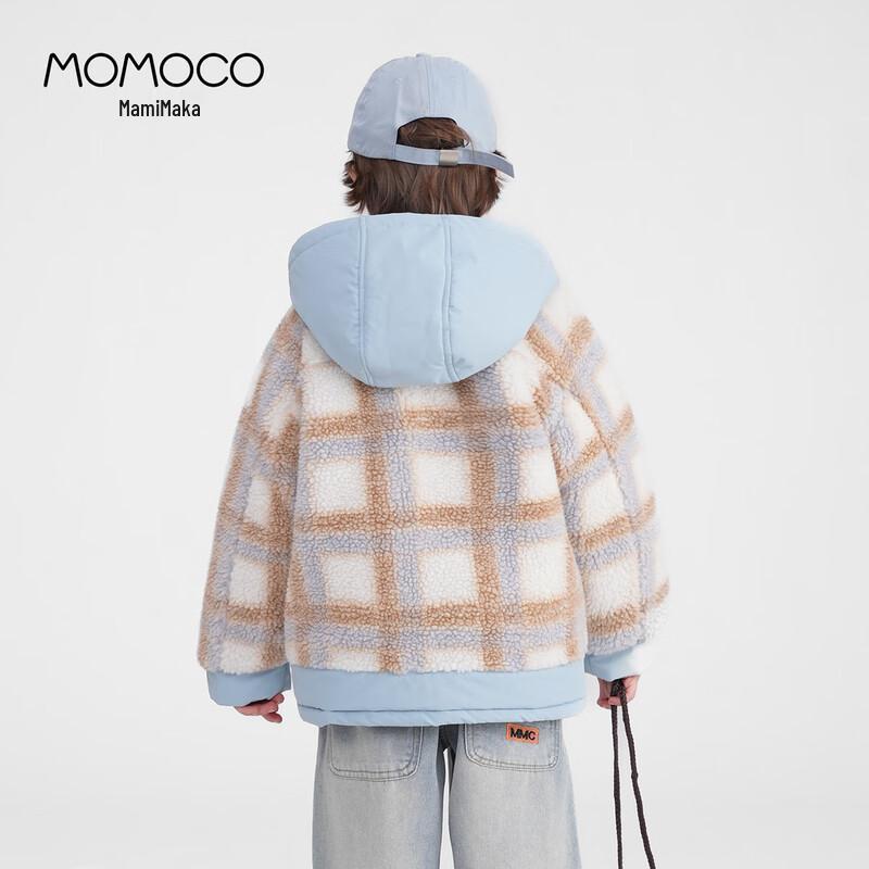 Модная зимняя куртка с капюшоном для мальчиков MOMOCO