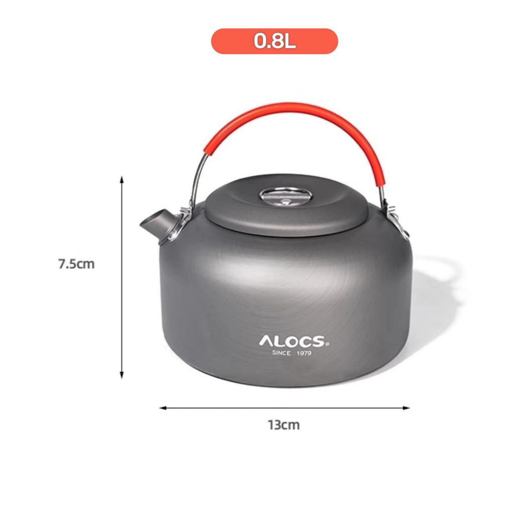 ALOCS Алюминиевая бутылка для воды для кемпинга, пешего туризма, путешествий