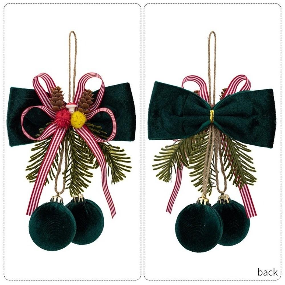 Wine Red Christmas Hanging Decoration Pine Needle Berry Ornament  Christmas Tree Decoration