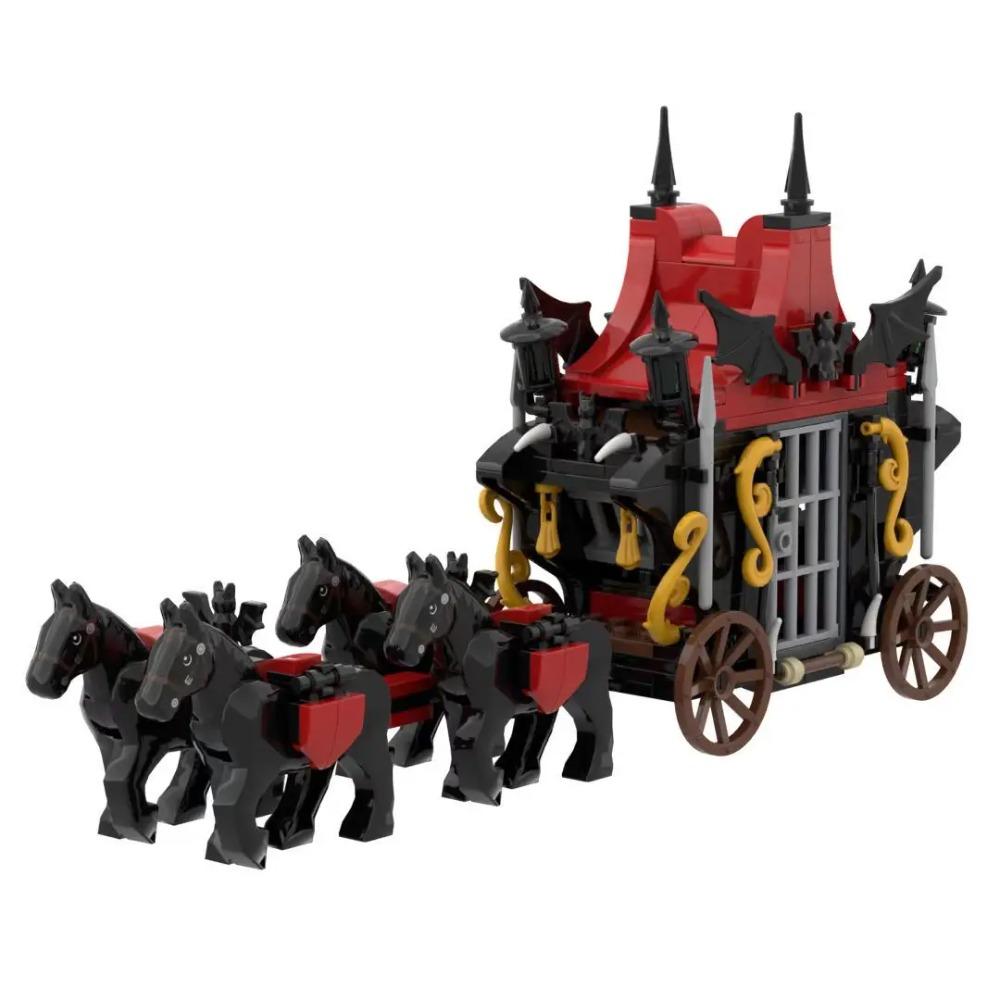 Средневековая хижина ведьмы Строительные блоки MOC Режим Бутылка с волшебным зельем Кухня ведьмы Стол для картографии Игрушки Кирпич Подарок
