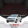 Коврики для багажника автомобиля VW Volkswagen Golf 6 2013 2012 2011 2010 2009 Cargo Liner Auto Interior Accessories Replacement Automobiles