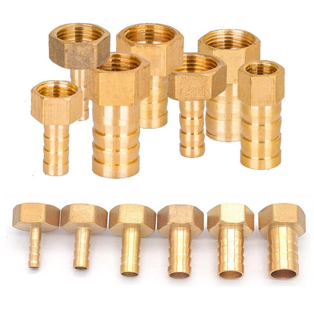 Латунное соединение водопроводных труб, разные размеры, прочное, 1/2 дюйма, 2 шт.