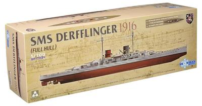 TACOM Немецкий ВМФ SMS Derfflinger 1916 Модель полного корпуса Пластиковая модель 1/700 TKOSP-7034