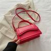 Stylish Pu Handbag For Women Trendy Street Fashion Crossbody Shoulder Bag