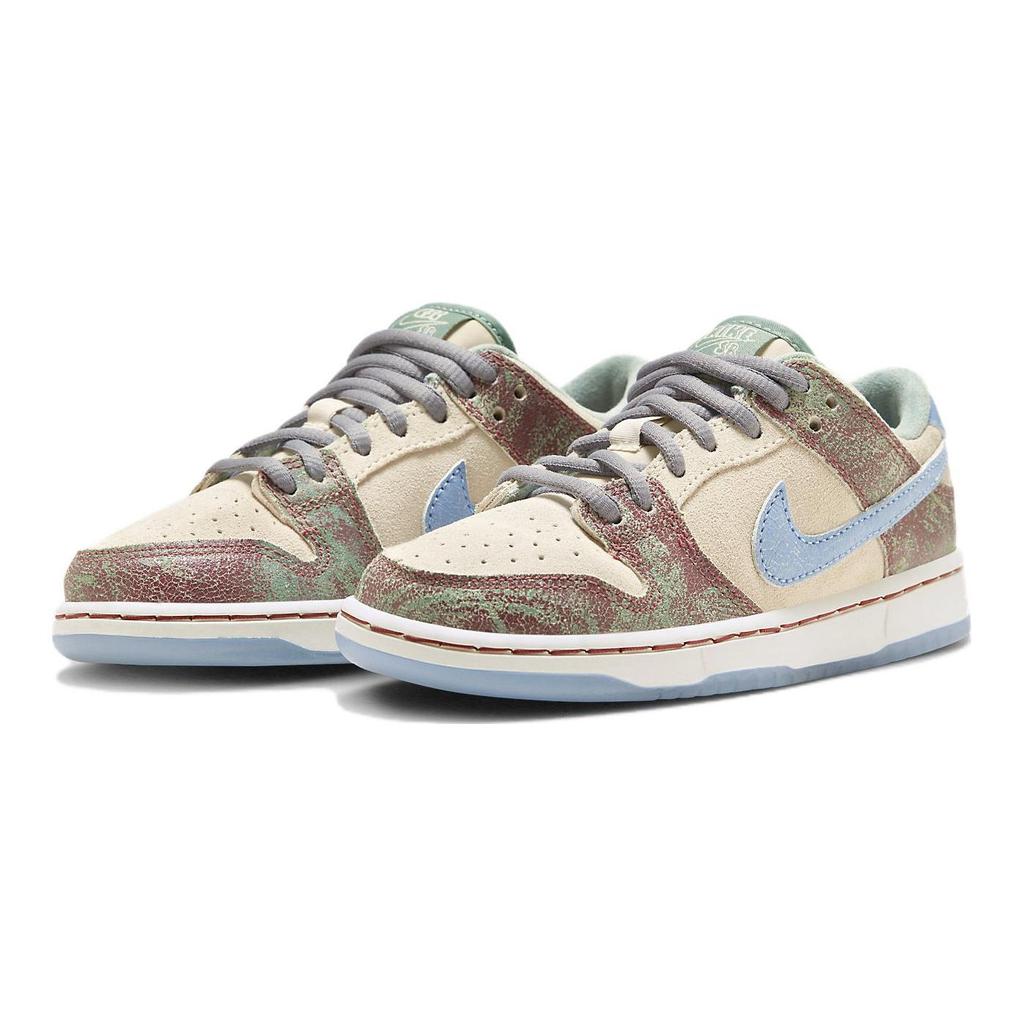 Crenshaw Skate Club x Nike Dunk Low SB PS Детские кроссовки Кремовый Парусина Голубой FQ8204-300