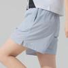 Adidas Originals Training Knit Fashion Casual Breathable Sports Shorts Women Shorts Blue JN1683