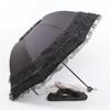Folding Princess Umbrella Anti-uv Sunshade Lace Umbrella Girl Women Rain Sun Umbrella Windproof Portable Travel Female Parasol