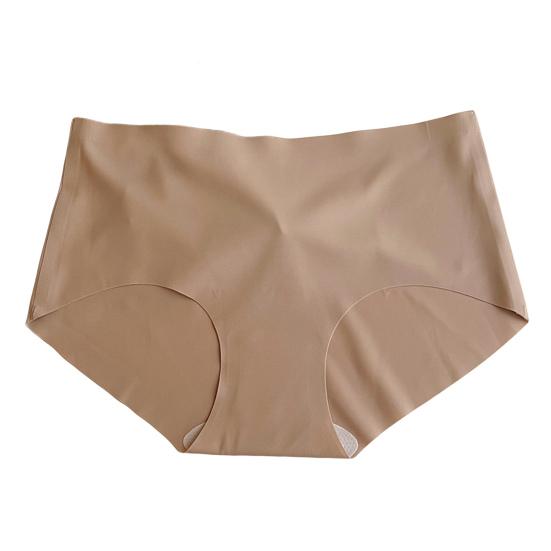 Женское бесшовное хипстерское нижнее белье, не скрывающее тело, мягкие эластичные трусы, полностью закрывающие тело, дышащие трусики со средней посадкой, невидимые трусы