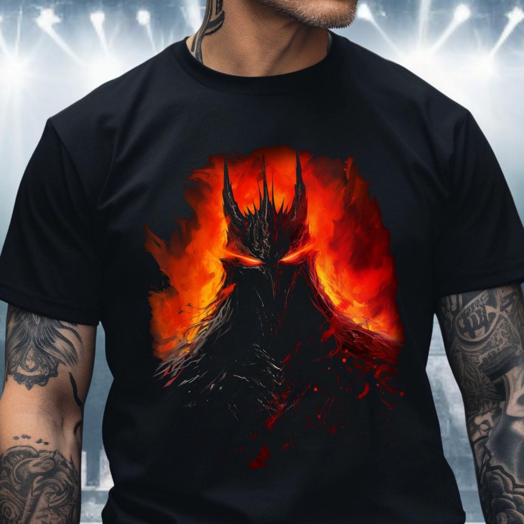 Tolkein Mordor Sauron Shirt, lord of the rings lotr fantasy JRR Tolkein movie book hobbit gandolf middle earth demon gift