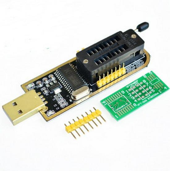 Tuhao Gold USB Мать Роутер LCD Программатор с Тестовым Зажимом SOP8 Без Пайки