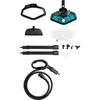 POLTI VAPORETTO SMART 100 T - Steam Cleaner - Unlimited Autonomy - 4 BAR - 110g/min - 1500W - 9 Accessories - Turquoise