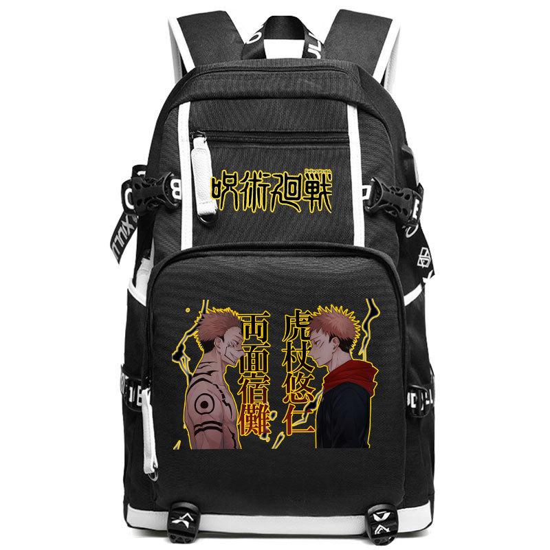 Сумка Аниме Периферия Пять Ушу Двумерный Рюкзак для Учеников Средней Школы и Учеников Начальной Школы Рюкзак Большой Вместимости
