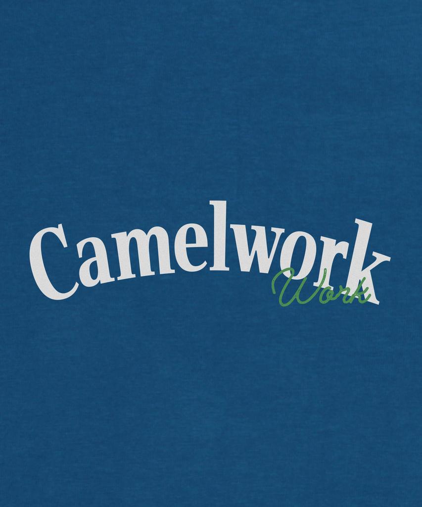 CAMEL WORK Круглая футболка с коротким рукавом Kelly (Цвет морской волны)