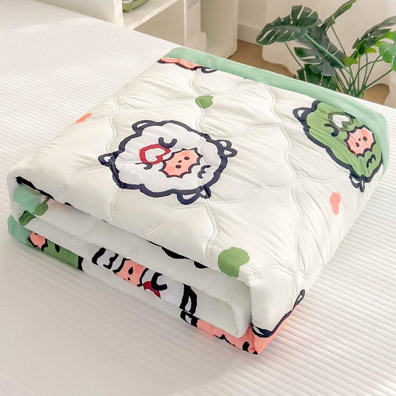 Детское летнее одеяло с рисунком фруктов, красочное одеяло для взрослых, механическая стирка, кружевное стеганое одеяло с цветочным рисунком, тонкие одеяла, крутые одеяла