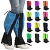 1 Pair Snow Boot Leg Gaiters Wear-Resistant Waterproof Adjustable Men Women Boot Gaiters Leg Guards for Camping Hiking