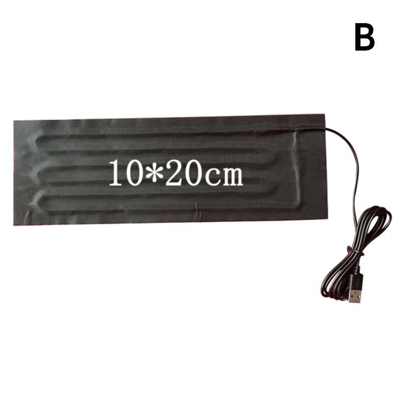 1 Набор DIY USB Электрическая Греющая Накладка для Куртки Термогрелка Теплая Зимняя Греющая Подушечка для Одежды с Подогревом для Улицы 8/5/4/3 Листа